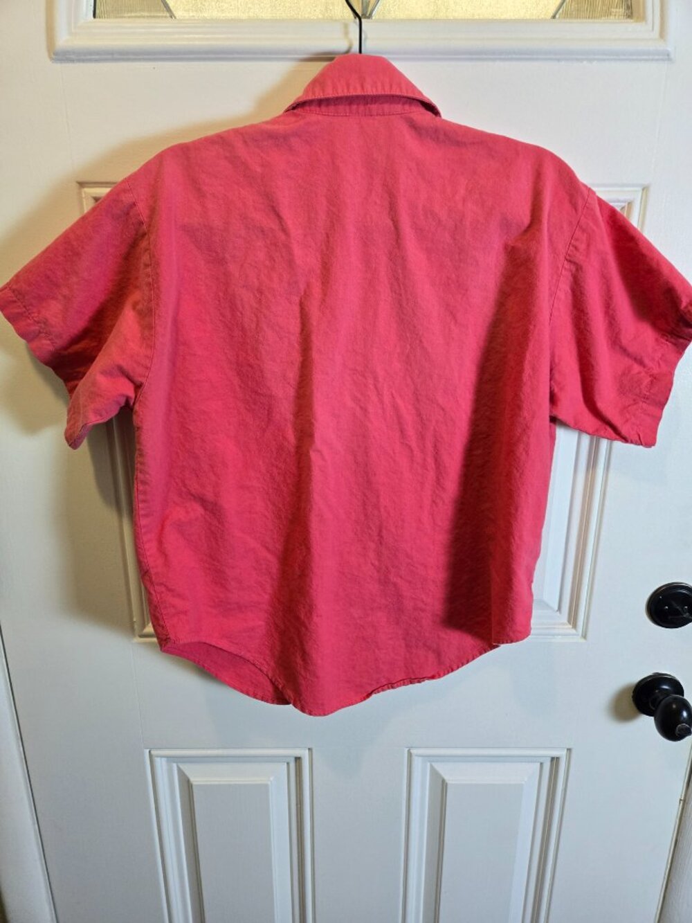 Panhandle Slim Men's Medium Western Snap Shirt Red Made USA Vintage - Picture 7 of 9